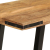 Stolik konsolowy, 110x30x75 cm, lite drewno mango