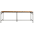 Stół jadalny 220x90x75 cm Drewno lite surowe mango