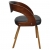 Krzesła stołowe, 2 szt., brązowe, sztuczna skóra