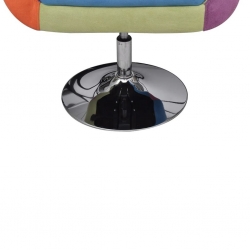 Fotel klubowy, patchworkowy