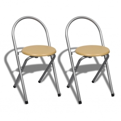 Składany bar śniadaniowy z 2 krzesłami