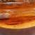 Stolik kawowy z drewna odzyskanego i stali, forma półkuli