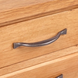 Szafka nocna z 3 szufladami, 40 x 30 x 54 cm, drewno dębowe