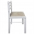Krzesła stołowe, 4 szt., białe, drewno kauczukowe i aksamit