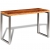 Stół lub biurko z drewna sheesham z metalowymi nogami