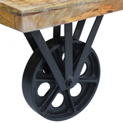 Stolik z drewna mango 120x60x30 cm