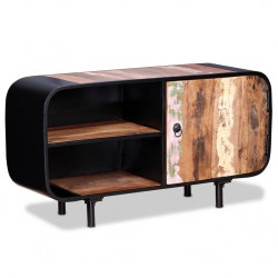 Szafka pod telewizor, drewno z odzysku, 90x30x48 cm