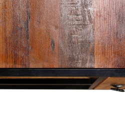 Szafka pod telewizor, drewno z odzysku, 90x30x48 cm