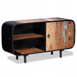 Szafka pod telewizor, drewno z odzysku, 90x30x48 cm