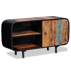 Szafka pod telewizor, drewno z odzysku, 90x30x48 cm