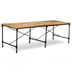 Stół jadalniany, lite drewno mango, 240 cm