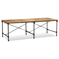 Stół jadalniany, lite drewno mango, 240 cm