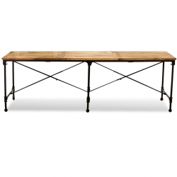 Stół jadalniany, lite drewno mango, 240 cm