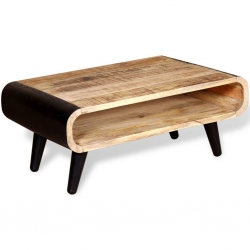 Stolik kawowy z surowego drewna mango 90x55x39 cm