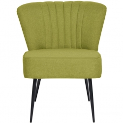 Fotel koktajlowy, zielony, tkanina