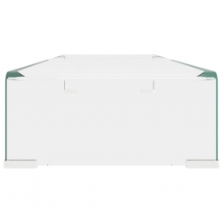 Podstawka pod monitor / telewizor szklana 90x30x13 cm