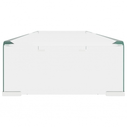 Podstawka pod monitor / telewizor szklana 100x30x13 cm