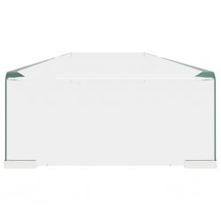 Podstawka pod monitor / telewizor szklana 120x30x13 cm