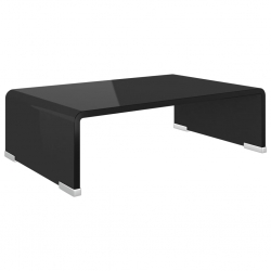 Podstawka pod monitor / telewizor szklana 40x25x11 cm