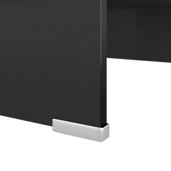 Podstawka pod monitor / telewizor szklana 40x25x11 cm