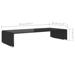 Podstawka pod monitor / telewizor szklana 70x30x13 cm