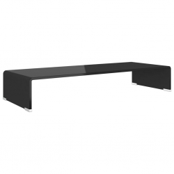 Podstawka pod monitor / telewizor szklana 80x30x13 cm