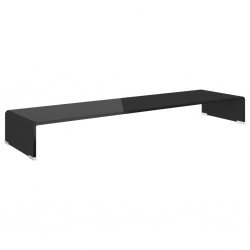Podstawka pod monitor / telewizor szklana 110x30x13 cm