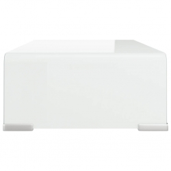 Podstawka pod monitor / telewizor szklana 40x25x11 cm