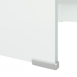 Podstawka pod monitor / telewizor szklana 70x30x13 cm