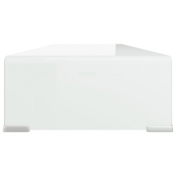 Podstawka pod monitor / telewizor szklana 90x30x13 cm