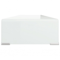 Podstawka pod monitor / telewizor szklana 100x30x13 cm
