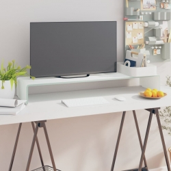 Podstawka pod monitor / telewizor szklana 100x30x13 cm