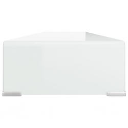 Podstawka pod monitor / telewizor szklana 120x30x13 cm