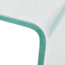 Stolik kawowy, szkło hartowane 49,5x50x45 cm