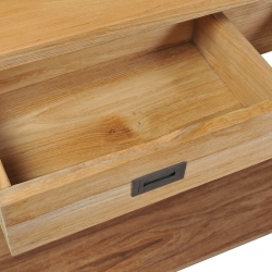 Stolik typu konsola, lite drewno tekowe, 120 x 30 x 80 cm