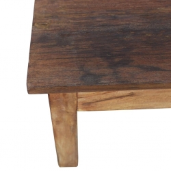 Stolik kawowy z drewna odzyskanego, 98 x 73 x 45 cm