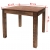 Stół do jadalni, lite drewno z recyklingu, 82x80x76 cm