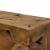 Stolik kawowy z drewna tekowego, 90 x 50 x 30 cm, brązowy