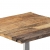 Stolik kawowy, lite drewno z odzysku, 55 x 55 x 40 cm