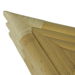 Stoliki nocne, 2 szt., 60 x 60 x 40 cm, bambus, kolor naturalny