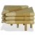 Stoliki nocne, 2 szt., 60 x 60 x 40 cm, bambus, kolor naturalny