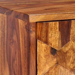 Szafka pod telewizor, lite drewno sheesham, 140x30x40 cm