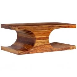 Stolik kawowy z litego drewna sheesham, 90x50x35 cm