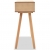 Stolik typu konsola, drewno sosnowe, 80x30x72 cm, brązowy