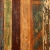 Stół jadalniany, lite drewno odzyskane i stal, 180 cm