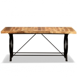 Stół jadalniany, surowe drewno mango, 180 cm