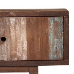 Szafka vintage pod telewizor, drewno akacjowe, 118 x 30 x 40 cm