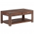 Stolik kawowy w stylu vintage, lite drewno, 88 x 50 x 38 cm