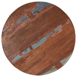 Stolik barowy z litego drewna odzyskanego, 75x(76-110) cm