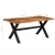 Stół do jadalni z drewna akacjowego i mango, 180x90x76 cm